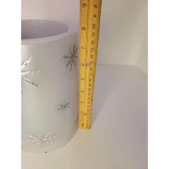 NIB PartyLite Wax Luminary L2012 Silver Stars NO TEALIGHT - Picture 8 of 10